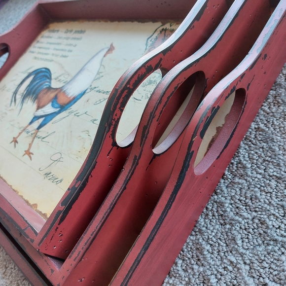 Rooster Serving Trays - Picture 4 of 10